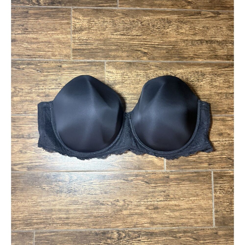 Torrid Black Lace Strapless Convertible Bra - 44DD